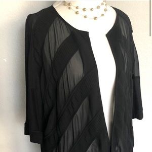 Patterson J. Kincaid sheer open cardi
